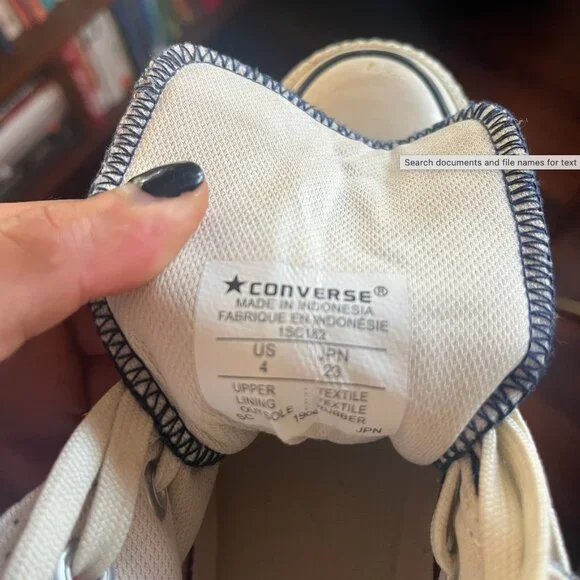 Converse All Stars Plaid All Stars 6W Rare From Japan - Picture 5 of 6